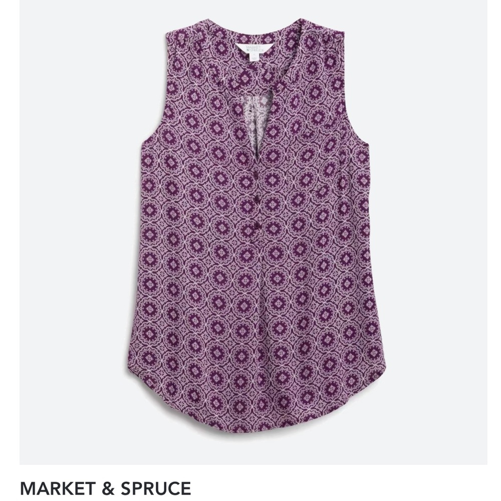 Purple tank top